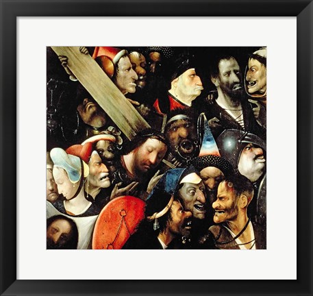 Framed Carrying of the Cross Print