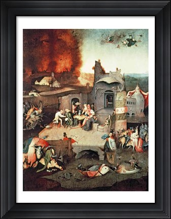 Framed Temptation of Saint Anthony, c.1500 Print