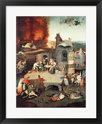 Framed Temptation of Saint Anthony, c.1500 Print