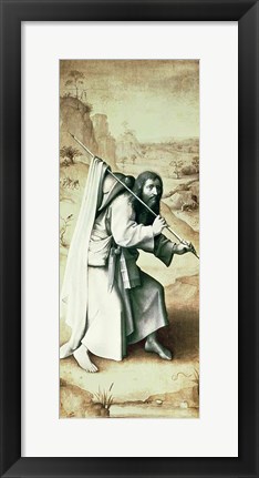 Framed St. James the Greater, Exterior of Left Wing of Last Judgement Altarpiece Print