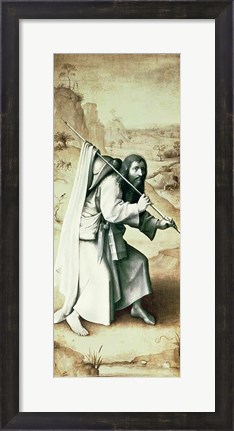 Framed St. James the Greater, Exterior of Left Wing of Last Judgement Altarpiece Print