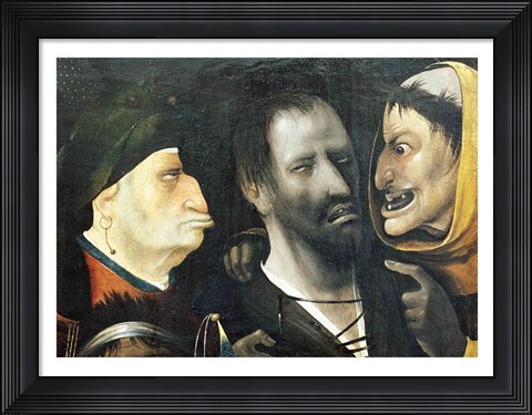 Framed Carrying of the Cross, detail Print