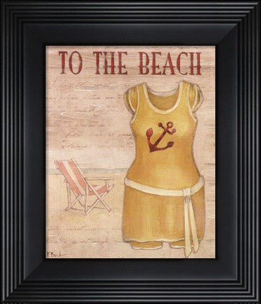 Framed To The Beach - mini Print