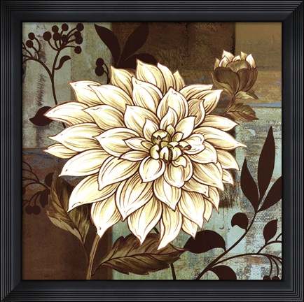 Framed Aria Blue I Print