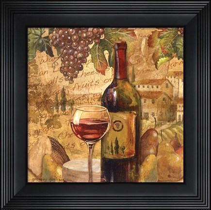 Framed Chianti Abundance - mini Print