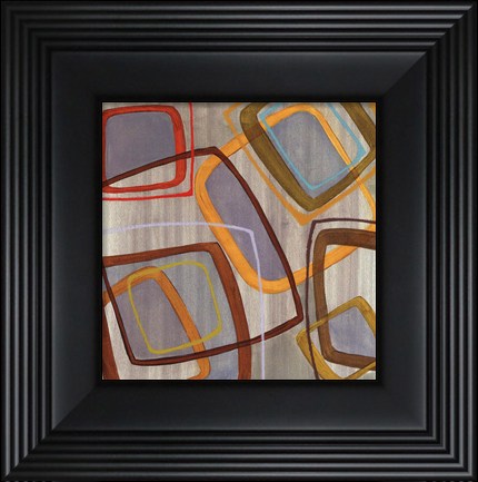 Framed River Run I - petite Print
