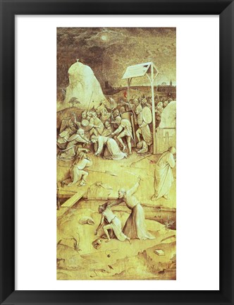 Framed Christ on the Road to Calvary, from the Temptation of St. Anthony triptych Print