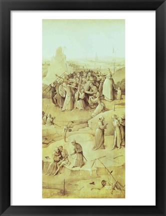 Framed Christ on the Road to Calvary, from the Temptation of St. Anthony triptych Print