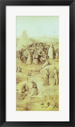 Framed Christ on the Road to Calvary, from the Temptation of St. Anthony triptych Print