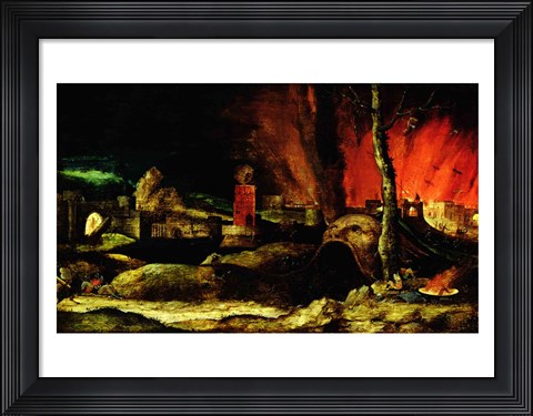 Framed Christ in Limbo Print
