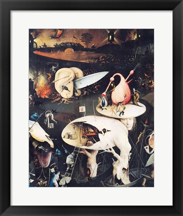 Framed Garden of Earthly Delights: Hell, triptych right Print