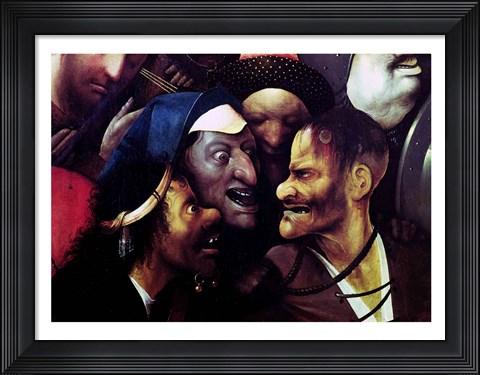 Framed Carrying of the Cross - close Print