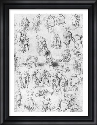 Framed Beggars Print