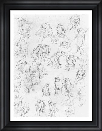 Framed Beggars Print
