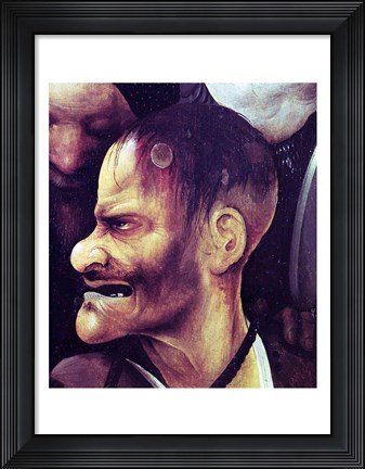 Framed Carrying of the Cross Detail Print