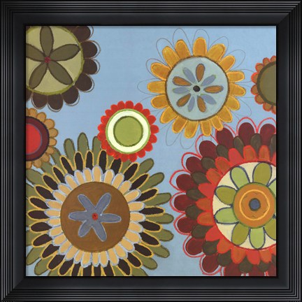 Framed Zinnia Awesome I Print