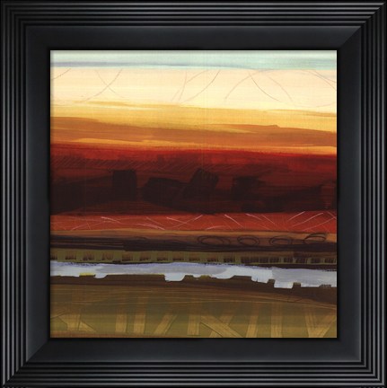 Framed Skyline Square II Print