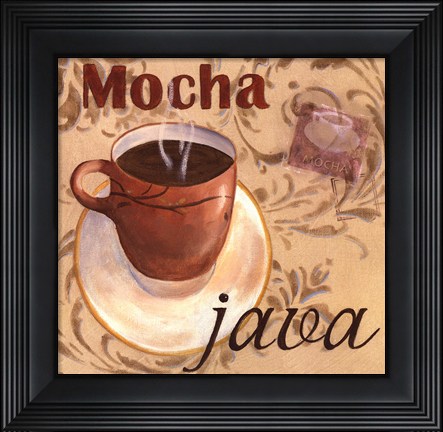 Framed Mocha Java Print