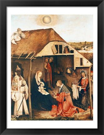 Framed Nativity Print