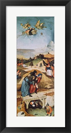 Framed Left wing of the Triptych of the Temptation of St. Anthony Print