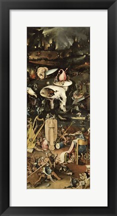 Framed Garden of Earthly Delights, c.1500 Print