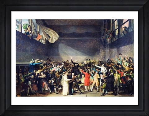 Framed Tennis Court Oath, 20th June 1789 Print