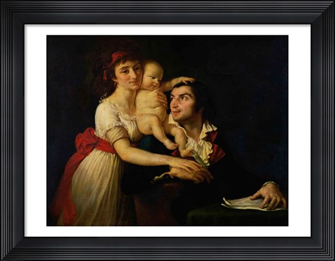Framed Camille Desmoulins Print