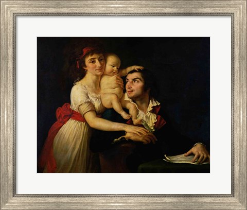 Framed Camille Desmoulins Print