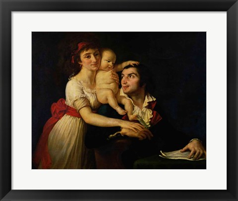 Framed Camille Desmoulins Print