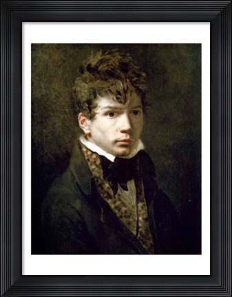 Framed Portrait of the Young Ingres Print