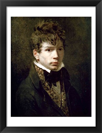 Framed Portrait of the Young Ingres Print