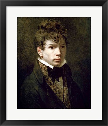 Framed Portrait of the Young Ingres Print