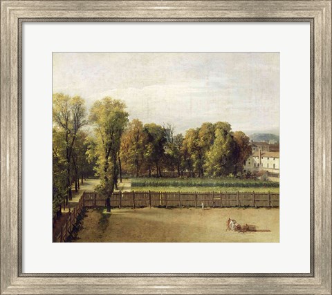 Framed View of the Luxembourg Gardens in Paris, 1794 Print