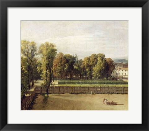 Framed View of the Luxembourg Gardens in Paris, 1794 Print