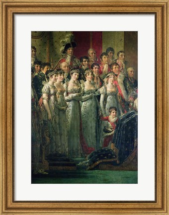 Framed Consecration of the Emperor Napoleon III Print