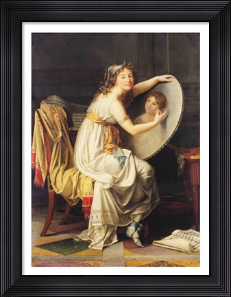 Framed Portrait of Rose Adelaide Ducreux Print