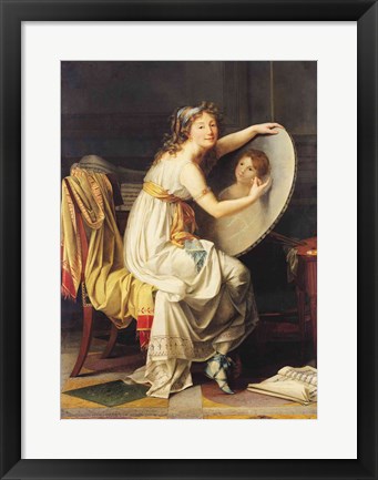 Framed Portrait of Rose Adelaide Ducreux Print