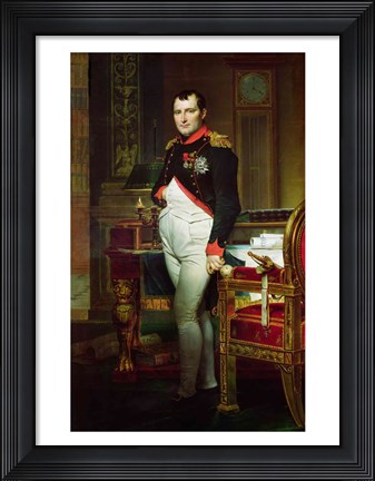 Framed Napoleon Bonaparte Print
