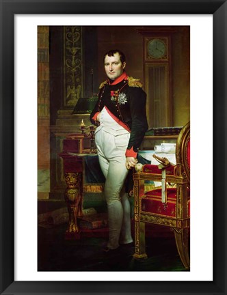 Framed Napoleon Bonaparte Print