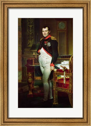 Framed Napoleon Bonaparte Print