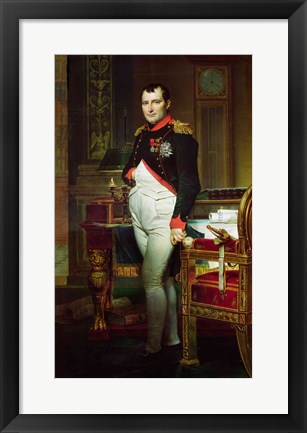 Framed Napoleon Bonaparte Print