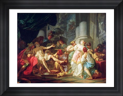 Framed Death of Seneca, 1773 Print