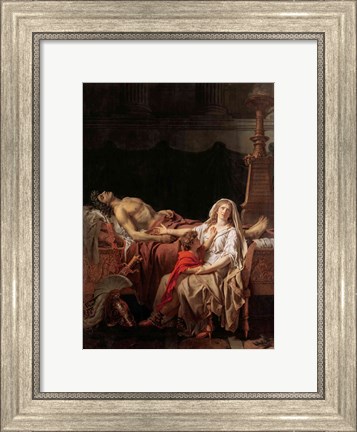 Framed Pain of Andromache, 1783 Print