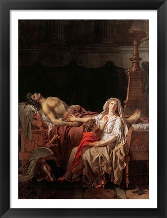 Framed Pain of Andromache, 1783 Print