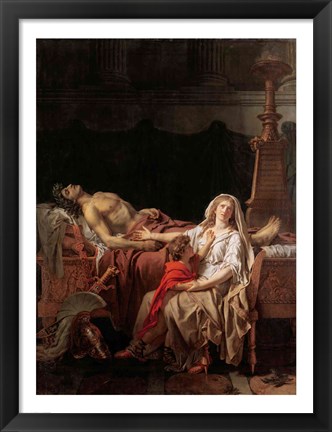 Framed Pain of Andromache, 1783 Print