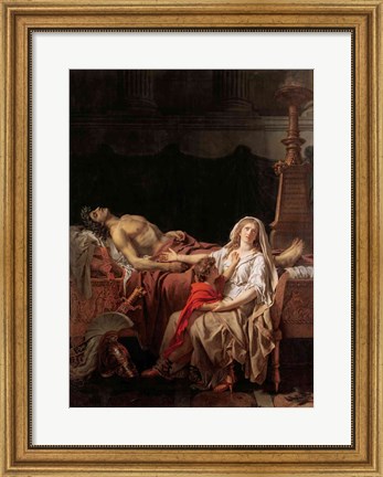Framed Pain of Andromache, 1783 Print