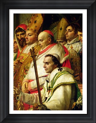 Framed Consecration of the Emperor Napoleon Print