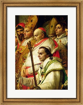 Framed Consecration of the Emperor Napoleon Print