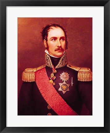 Framed Portrait of Prince Eugene de Beauharnais Print