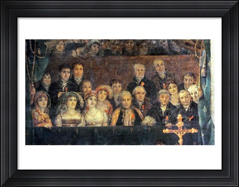 Framed Consecration of the Emperor Napoleon and the Coronation of the Empress Josephine, Crowd Detail Print